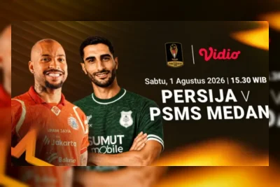 Jadwal Persija vs PSMS Medan Hari Ini: Macan Kemayoran Bidik Tiket Semifinal Piala Presiden 2026