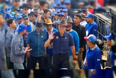 AHY Buka Lomba Karapan Sapi Piala AHY Jelang HUT ke-25 Demokrat