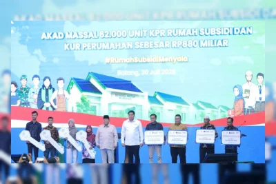 BNI Dukung Akad Massal 62.710 KPR Rumah Subsidi