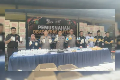 Peredaran 46 Juta Butir Obat Keras Ilegal Terbongkar, Target Jakarta, Tangerang, dan Jabar
