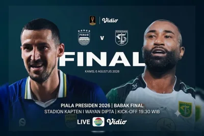 Link Live Streaming Persib vs Persebaya Final Piala Presiden 2026 Malam Ini, Kick-off 20.00 WIB