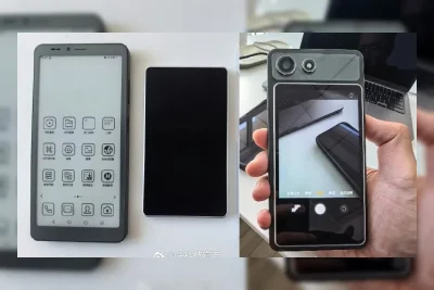 Hisense A10: Ponsel E-Ink dengan Layar LCD Lepas Tampil dalam Foto Nyata