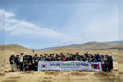 19 Tahun Incheon Mengubah Stepa Mongolia dari Gurun menjadi Hutan