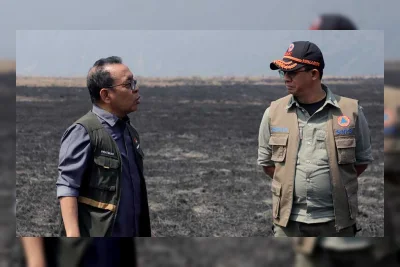 BNPB Optimistis Kebakaran Bromo Padam Jumat Depan, Ini Kendalanya