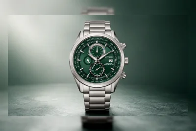 Citizen Rilis Jam Tangan Eco-Drive AT8260-85X dengan Dial Hijau dan Radio Controlled