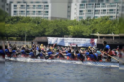 Regatta Naga Internasional Meriahkan Sungai Suyeong Busan