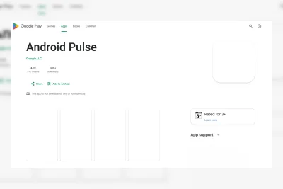 Aplikasi Android Pulse Google Muncul di Play Store dengan Ikon Kosong