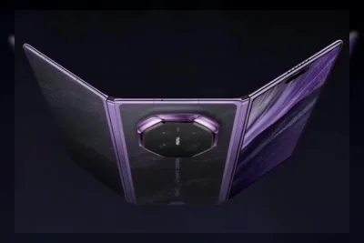 Huawei Perlihatkan Mate XT 2 Ungu dengan Desain Lipat U