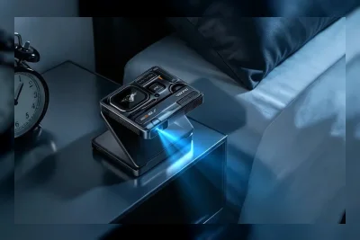 Aurzen ZIP Pro Resmi Meluncur, Proyektor Saku Lipat Tiga dengan Resolusi 1080p