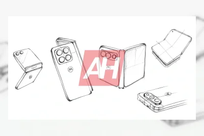 Sketsa Bocor Ungkap Desain Lipat Lebar Pertama Motorola
