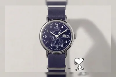 Timex Rilis Jam Tangan Snoopy Astronomy dengan Dial Biru Langit Malam