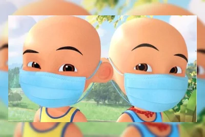 Upin Ipin Bagikan Panduan Jaga Kesehatan di Tengah Kabut Asap