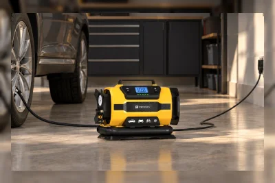 Portronics Vayu Hybrid: Inflator Ban 4-in-1 dengan Tekanan 150 PSI dan Daya Ganda
