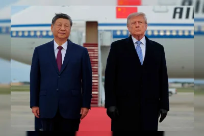 Trump Sambut Xi Jinping di Washington dengan Karpet Merah 30 Meter