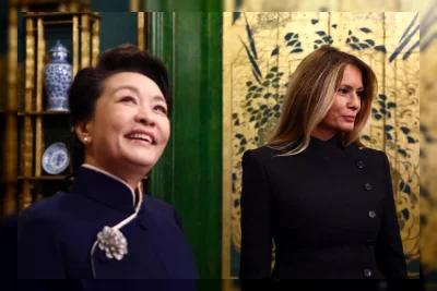 Melania Trump dan Peng Liyuan Kunjungi Museum Seni Asia di Washington