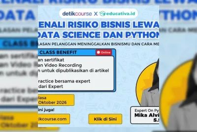 Prediksi Customer Churn dengan Python, Kelas Daring Detikcourse