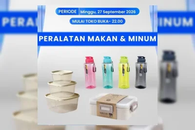Transmart Full Day Sale 27 September 2026, Peralatan Makan Mulai Rp 12.000
