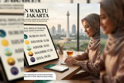 Jadwal Sholat Fardhu Jabodetabek Menurut Kemenag, Ini Rinciannya