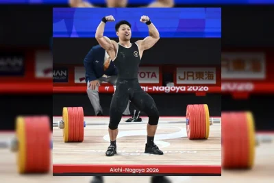 Rahmat Erwin Abdullah Juara Angkat Besi 75 Kg Asian Games 2026