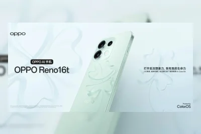 Oppo Reno16t Resmi Meluncur dengan Kamera 200MP dan Baterai 6700mAh