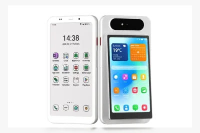 Bigme HiBreak Dual 3 Resmi: Ponsel E-Ink 85FPS Layar Ganda