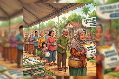 Bantuan Beras 10 Kg Disalurkan Sekaligus untuk Tiga Bulan 2026