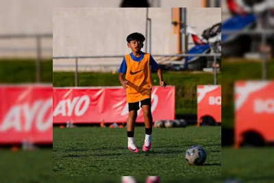 Arfa Senopati Ibrahim Wakili Bekasi di Barca Academy Clinics