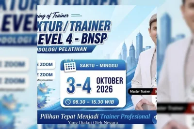 Pelatihan Instruktur BNSP Level 4 Dibuka, Bekali 14 Kompetensi