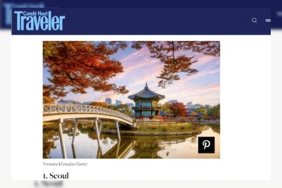 Seoul Kalahkan Tokyo di Readers' Choice Awards Condé Nast Traveler 2026