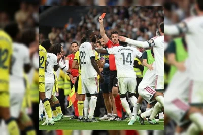 Real Madrid Kalahkan Villarreal 1-0, Vinicius Junior Dikartu Merah