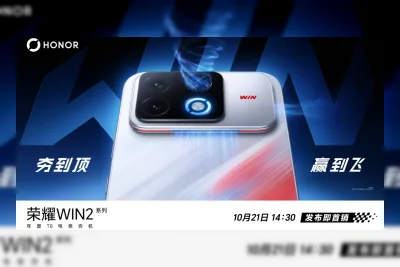 Honor Win 2 dan Win Pad Meluncur 21 Oktober, Bawa Kipas Pendingin