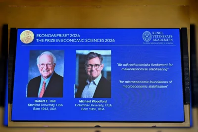 Hall dan Woodford Raih Nobel Ekonomi 2026 untuk Model Stabilisasi
