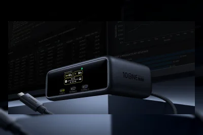 Baseus Spacemate RD1 Mini Dock 10-in-1 Meluncur dengan Layar Pintar dan Output Ganda 4K 60Hz