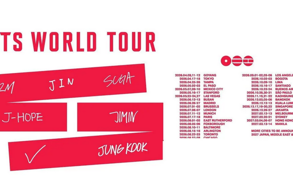 LINK Tiket Live Viewing BTS World Tour Arirang 2026 di CGV Sudah Dijual, Ini Jadwal Konsernya