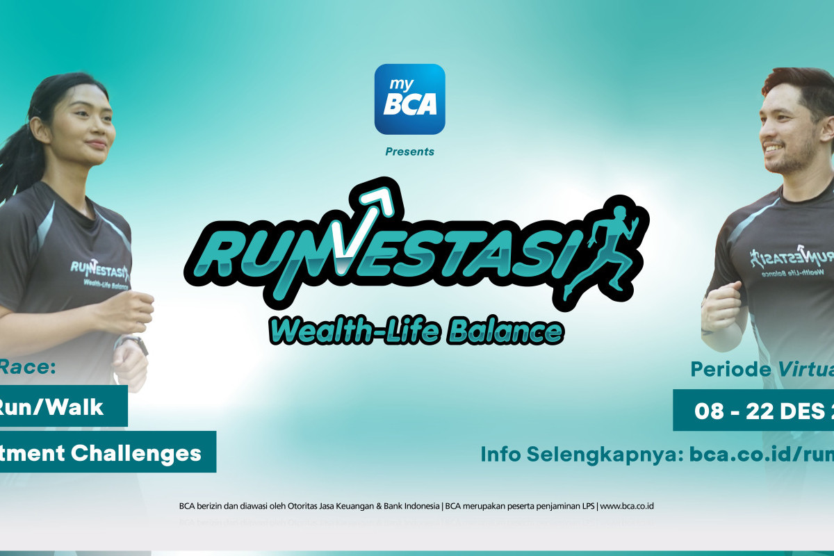 Dukung Keseimbangan Finansial dan Kesehatan, BCA Akan Hadirkan Kompetisi Lari dan Jalan Virtual ‘Runvestasi’