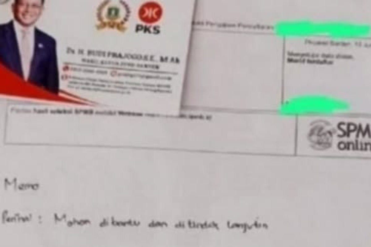 Wakil Ketua DPRD Banten Budi Prajogo Viral Usai Terbitkan Memo Titipan Murid di SPMB 2025
