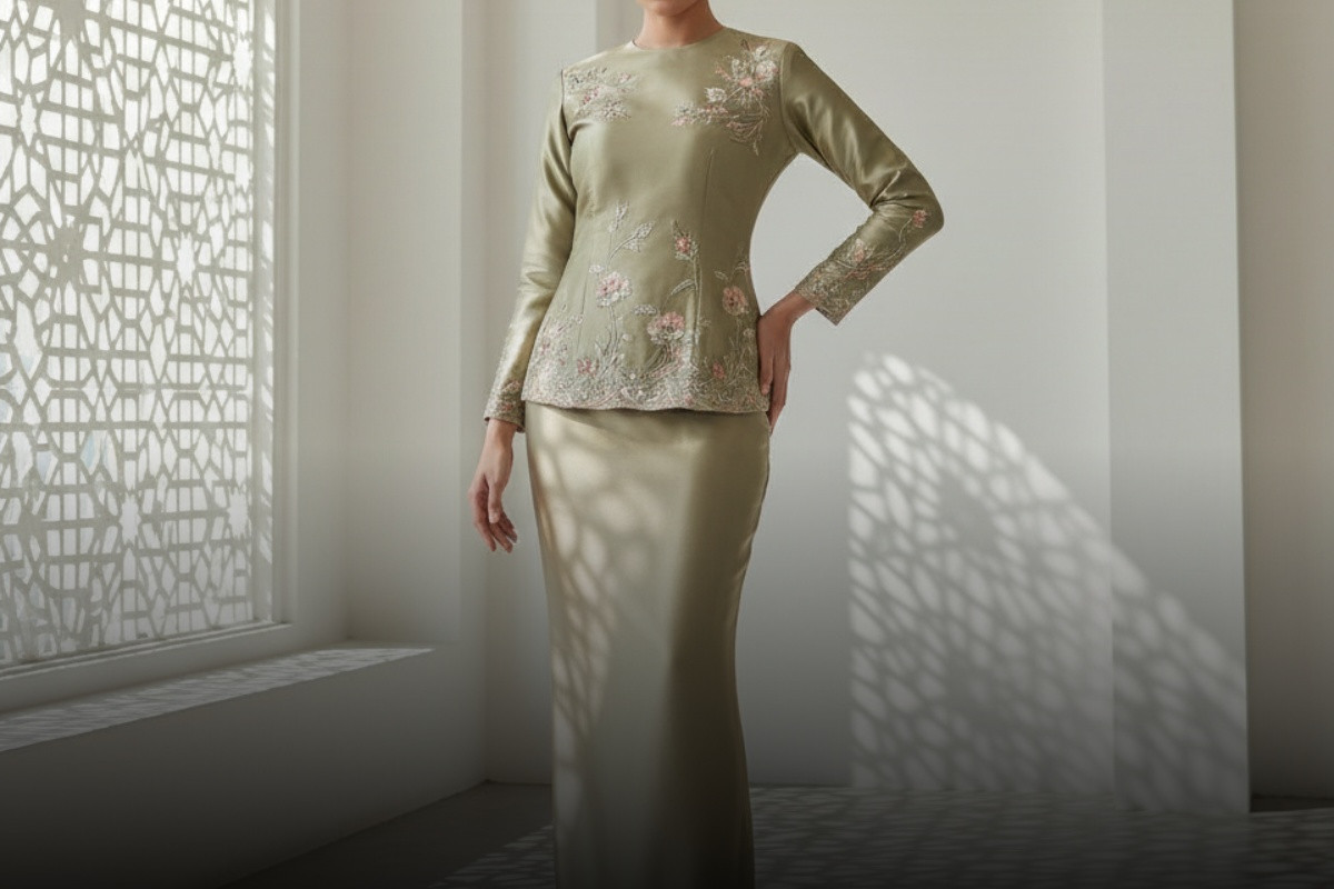Tren Busana Lebaran 2026 Tampilkan Sentuhan Melayu dengan Warna Lembut
