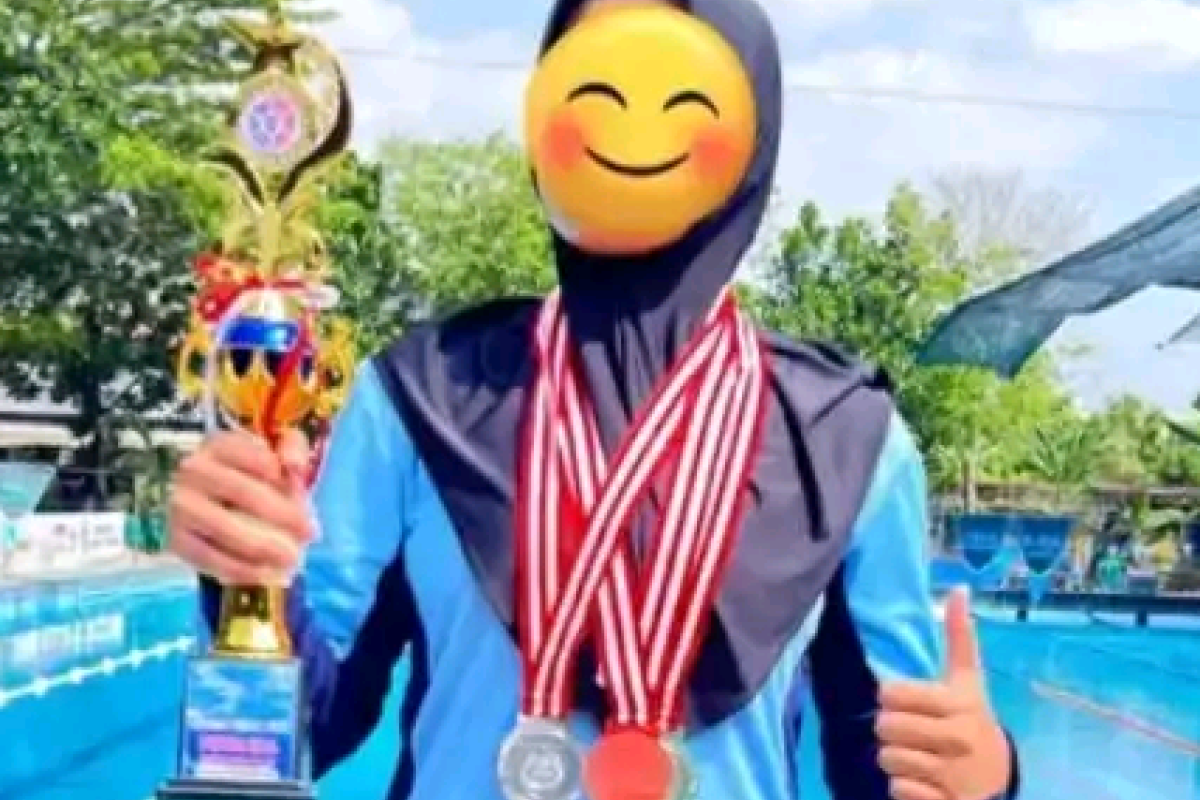 Profil Tampang Siswi MAN 1 Tegal yang Dikeluarkan Dari Sekolah Akibat Tak Pakai Baju Renang Muslim dan Hijab saat jadi Juara Umum Renang Popda