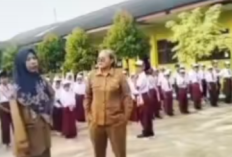Viral! Aksi Guru SD di Lampung Nyaris Cekik Siswa Saat Upacara, Siswa Lain Berhamburan Takut, Netizen Geram